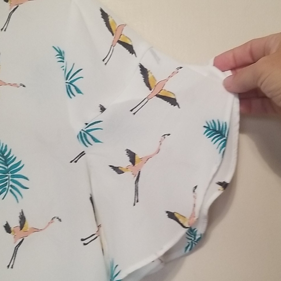 LOFT Ruffle Sleeve Top - Picture 4 of 5